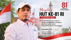 Jelang HUT ke-81 RI, Ketua IKA PMII Sumenep Ajak Masyarakat Isi Kemerdekaan dengan Pengabdian