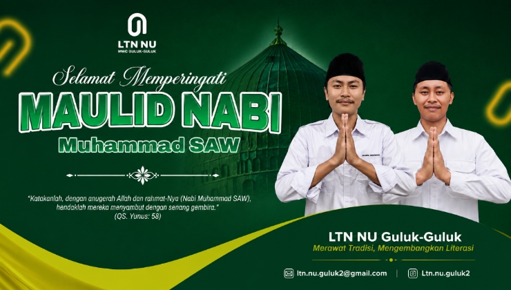 LTN NU Guluk-Guluk Ajak Masyarakat Jadikan Maulid Nabi sebagai Momentum Meneladani Akhlak Rasulullah