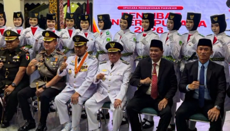 Bupati Sumenep Kukuhkan Paskibraka 2026, Tekankan Nasionalisme dan Integritas Generasi Muda