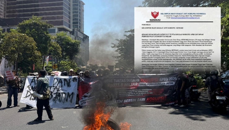 KEMAKI Desak Kejati Jatim Usut Dugaan Korupsi APBD Dishub Jatim Rp373,8 Miliar