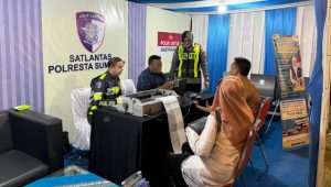 Tak Sekadar Kawal Lalu Lintas, Satlantas Sumenep Buka Pelayanan di Tengah Madura Culture Festival 4