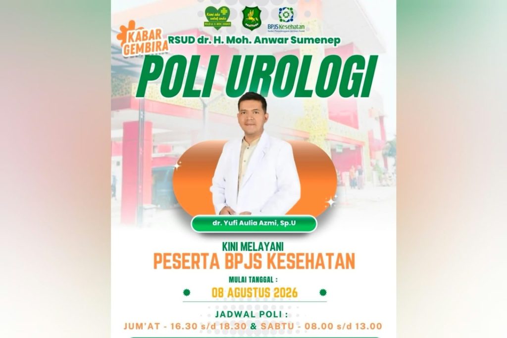 Trobosan Baru, RSUD dr. H. Moh. Anwar Sumenep Hadirkan Poli Urologi untuk Peserta BPJS