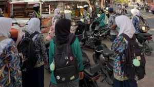 Polantas Menyapa di SMPN 1 Sumenep, Giat Tertib Lalulintas Terus di Gencarkan