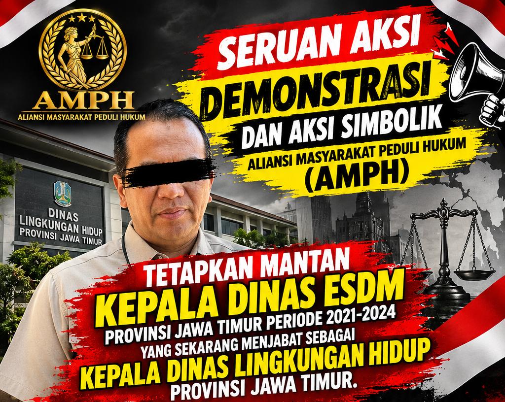 Kasus Dugaan Pungli ESDM Jatim Masuk Meja Hijau, AMPH Siapkan Aksi di Kejati